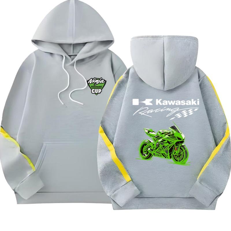 2025 Jaro/Léto Podzim/Zima Horký prodej Mikina s kapucí Kawasaki High end Pohodlná Jednoduchá Sportovní