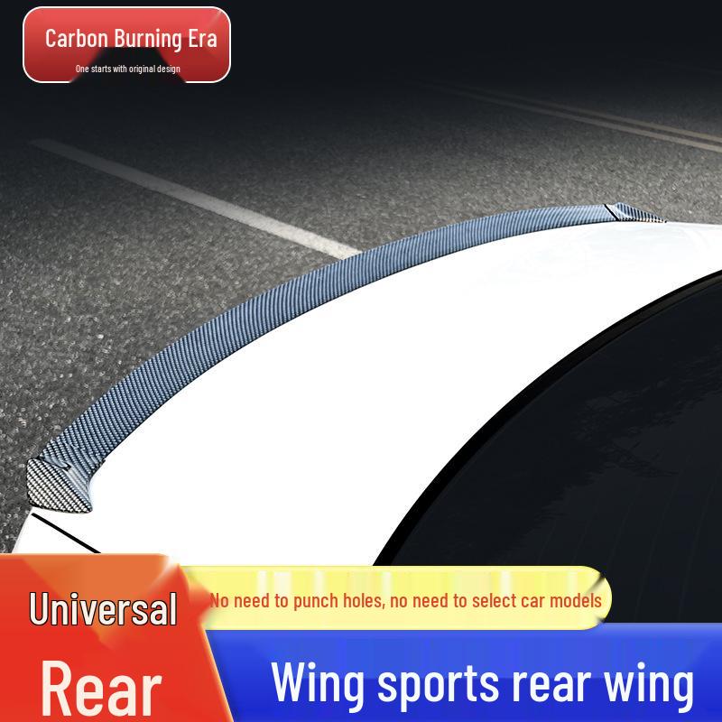 Universal No-Drill Rear Spoiler Wing Air Deflector
