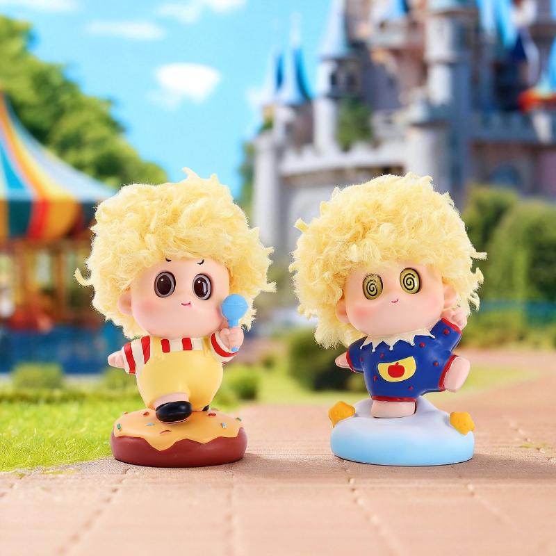 Curly-Haired Baby Series Blind Box Figures Cute Action Figures Collectible Toys For Mystery Box Birthday Gift Home Decorations