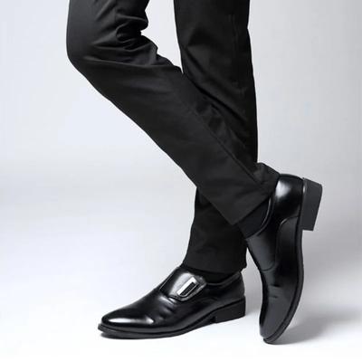 Spring Autumn Pointed Toe 2024 Trend Social Shoe for Men Leather Casual High Quality Fashion 39 Clothing Office Dress Shoes Man