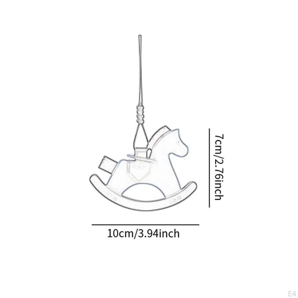 Bag Hanging Ornament Hand Embellishmenst Multifunction Cute PU Leather Pony Adornment Keychain