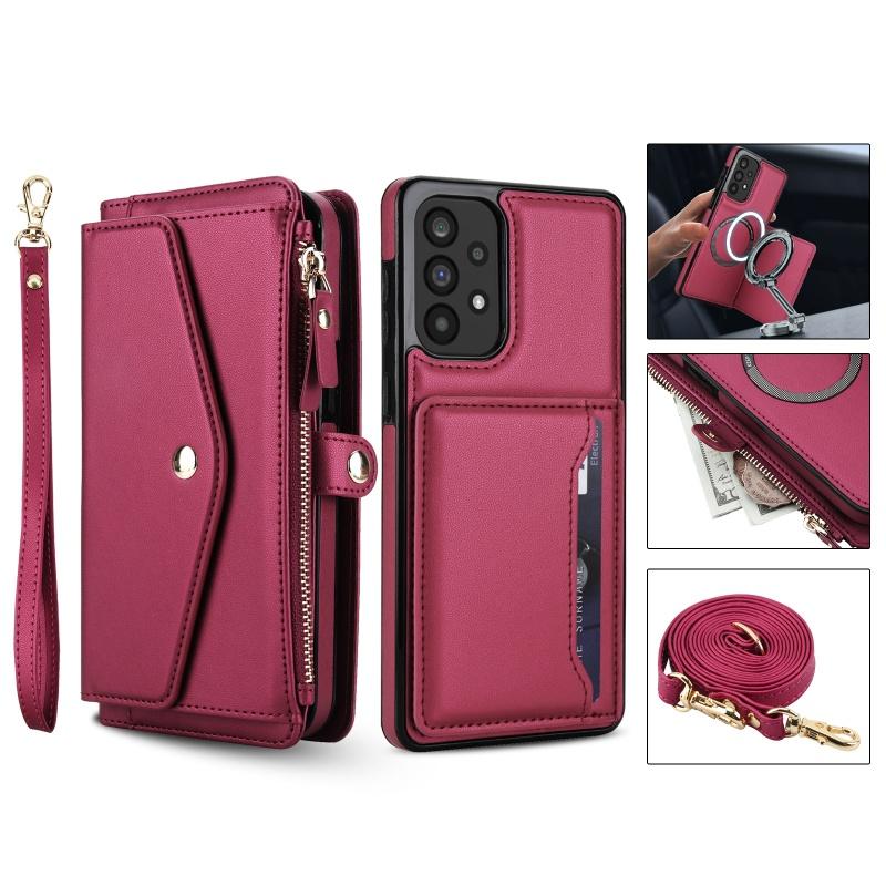 

Lanyard Multi Functional Wallet Leather Phone Case for Samsung Galaxy A56 A36 A16 A55 A35 A15 A54 A14 A73 A53 A13 A72 A12 Cover Samsung A12 (5G)