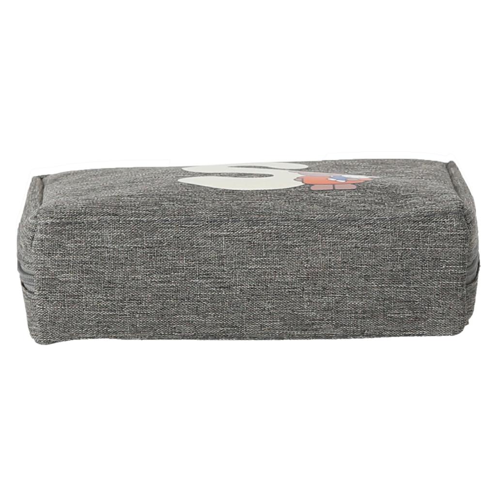Miffy Initial Pouch Gray W X 11cm H X 5cm D Women's (30601203) (30601204B) (Initial S) Approx. 16.5cm