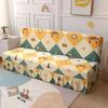 Universal Anti-slip All-Season Skirted Sofa Bed Cover for Armless and Foldable Sofas