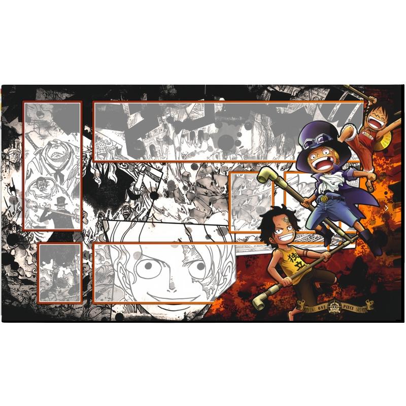 Anime One Piece OPCG DIY GAME Card PlayMat Comic Book Series Luffy Nami Ace Sabo Hobby Collection Toys