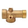 Rohrfitting 5-Wege Messing G1 G1/4 Wasser Öl Gas Rohrleitungsverbinder Für Küche Badezimmer