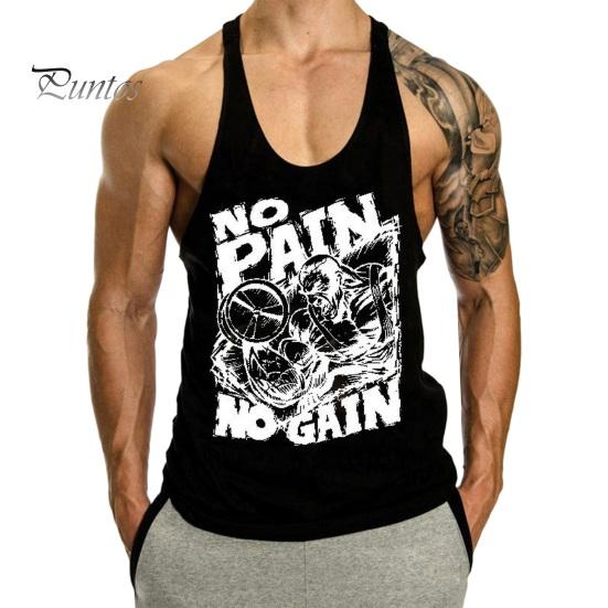 

Мужской летний жилет без рукавов, облегающий крой в стиле хип-хоп, с буквенным принтом, мягкий эластичный жилет с U-образным вырезом, впитывающий пот, Повседневная майка для фитнеса, тренажерного зала, мужская майка M чёрный