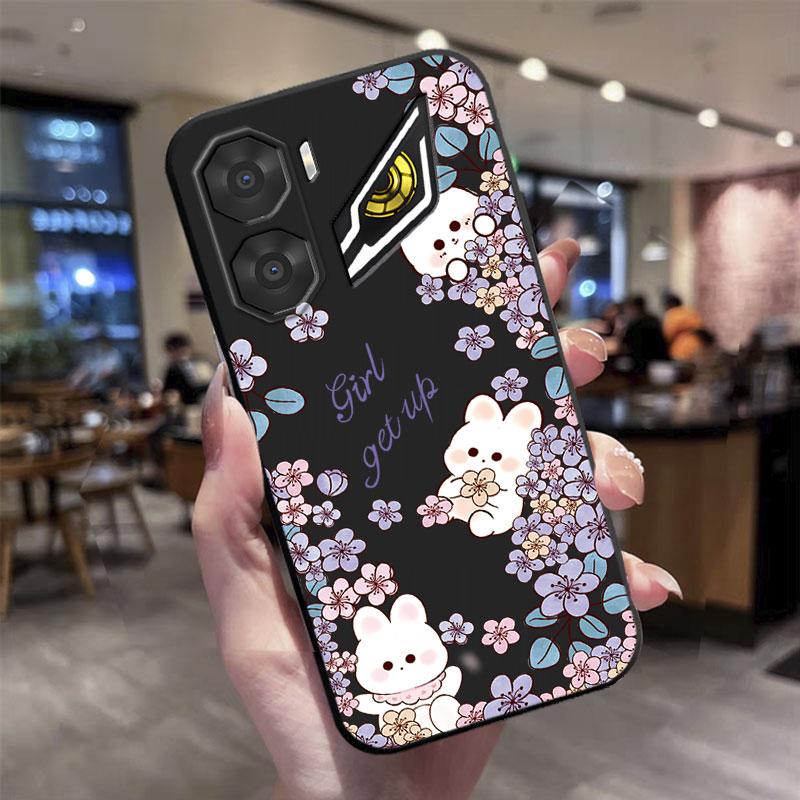 

Phone Case For ZTE Nubia Neo 3 GT Case Shockproof Silicone Soft Back Cover For ZTE Nubia Neo 3 5G Butterfly Flower Print Funda ZTE Nubia Neo 3 GT