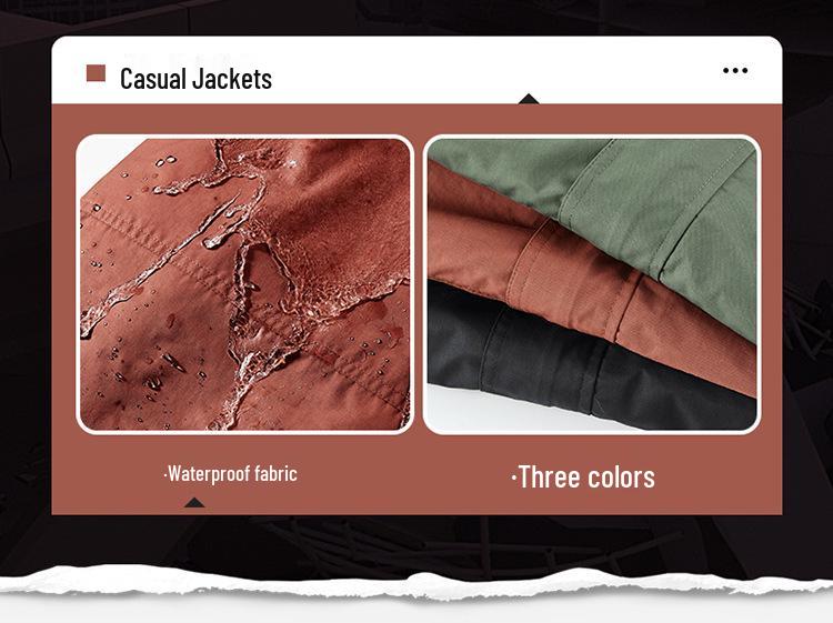 Men's Lightweight Hooded Jacket - Waterproof, Windproof, Breathable & Quick-Drying for Spring/Autumn 
