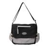 Preppy Style Crossbody Bag Handbag Canvas Bag Fashion Shoulder Bag  Unisex
