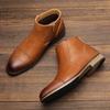 Chelsea Boots Men Comfortable Brand Fashion 2026 Boots Leather