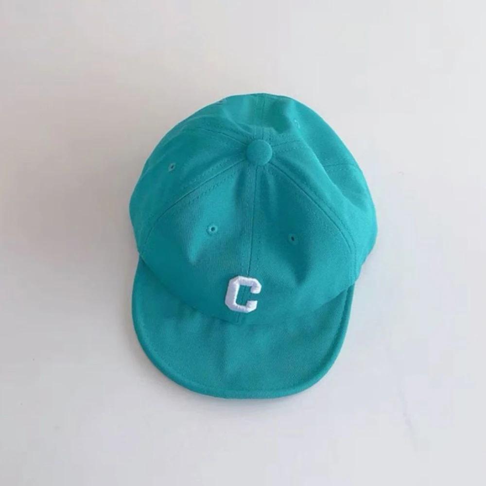 

Baby Hat Spring And Fall Soft Brim Korean P Letters Embroidered Foreign Atmosphere Duck Tongue Hat Infant Baby Ins Baseball Cap