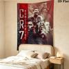 Cr7 Wall Tapestry Aesthetic Wall Hanging Printed Fabric Blanket Decorative Tapestries For Bedroom Living Room Home Decor