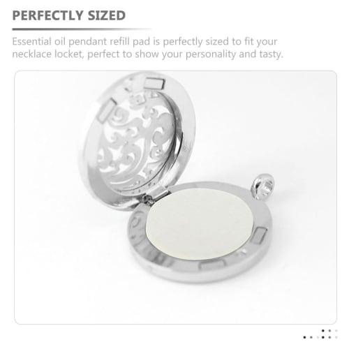 DOITOOL Aroma Diffuser Cotton Pads, 100 Pieces, Lightweight Air Diffusion Pads for Oil Diffuser Necklaces, Replacement Aroma Humidifiers, Necklaces, B