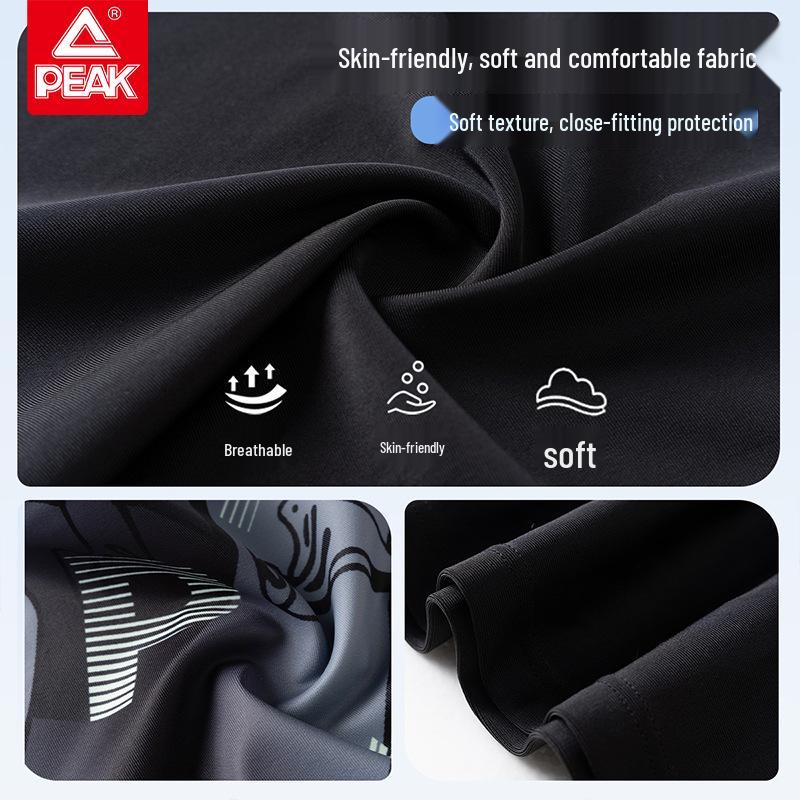 PEAK Boys' Skin-friendly Two-piece Swimwear - Comfortable, Professional Training Swimsuit Set for Kids