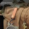 8 Pack PU Leather S Hooks No Drilling Hanging Hooks Leather Straps with Hooks Multifunctional S Hooks Set for Hanging