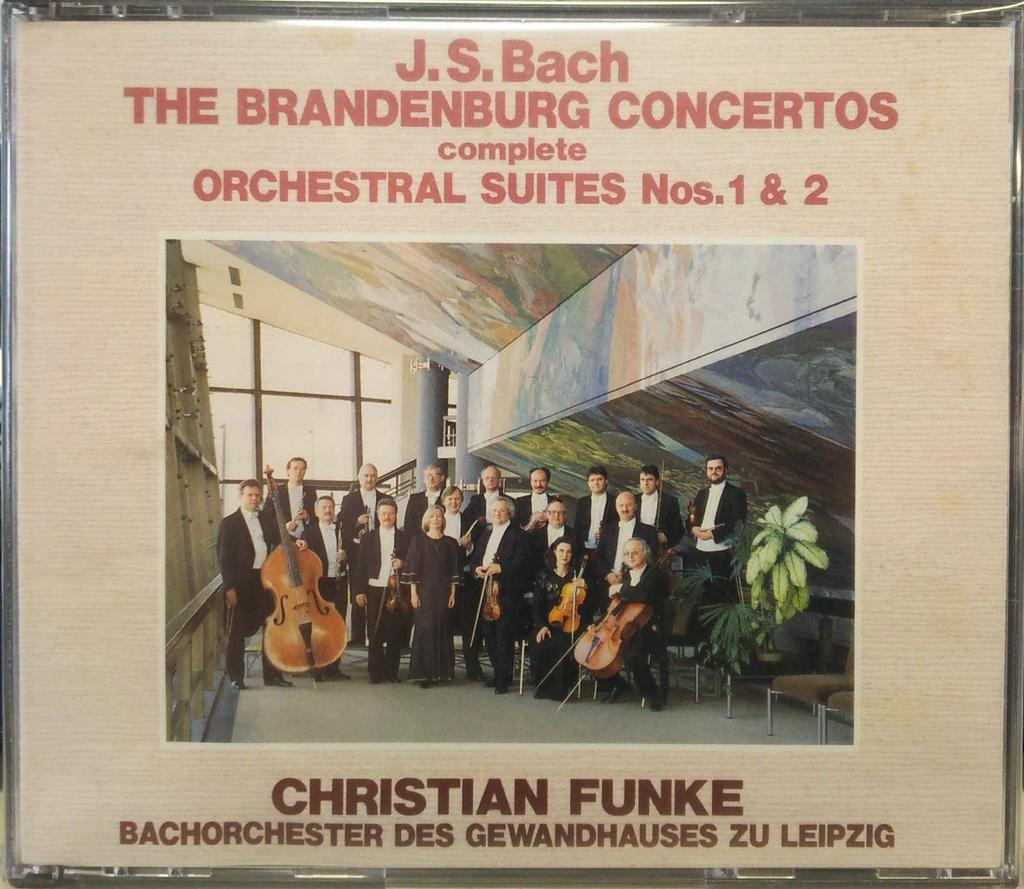 CD CHRISTIAN FUNKE - Bach: Brandenburg Concerto (all son KICC37 Japan Classical Used