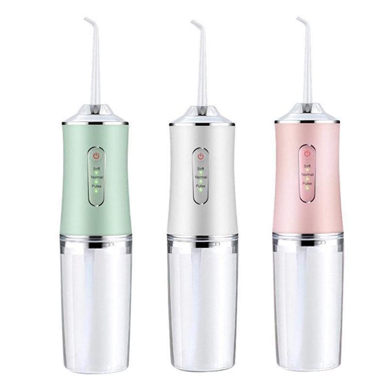 Portable Electric Teeth Cleaning and Water Flosser Device for Home Use