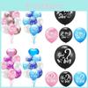 Eye-catching Baby Gender Reveal Party Decoration Latex Sequin Balloons Set For Exciting Announcements