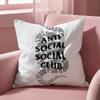 A-Anti Social Social Club Cushion Cover Multi-Scene Pillow Cover for Home & Car - Reversible, Soft & Durable for Daily Use