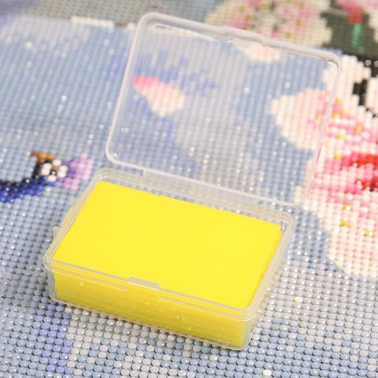 48Pcs/Box Diamond Painting Glue Clay with Storage Box DIY Colorful Square Tools 5D Diamond Embroidery Cross Stitch Drilling Wax Home Supplies