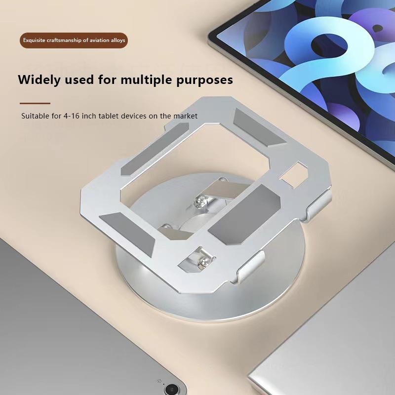 360° Rotatable Tablet Stand Adjustable Foldable Desktop Stand Holder Compatible For 4.7-12 Inch Ipad Pro/Air/Min Laptop Tablet
