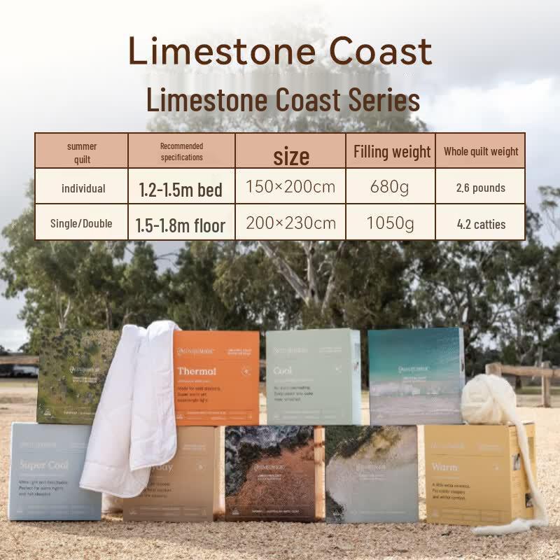 Jingdong Zao x MJ Australian Wool Climate Control Quilt