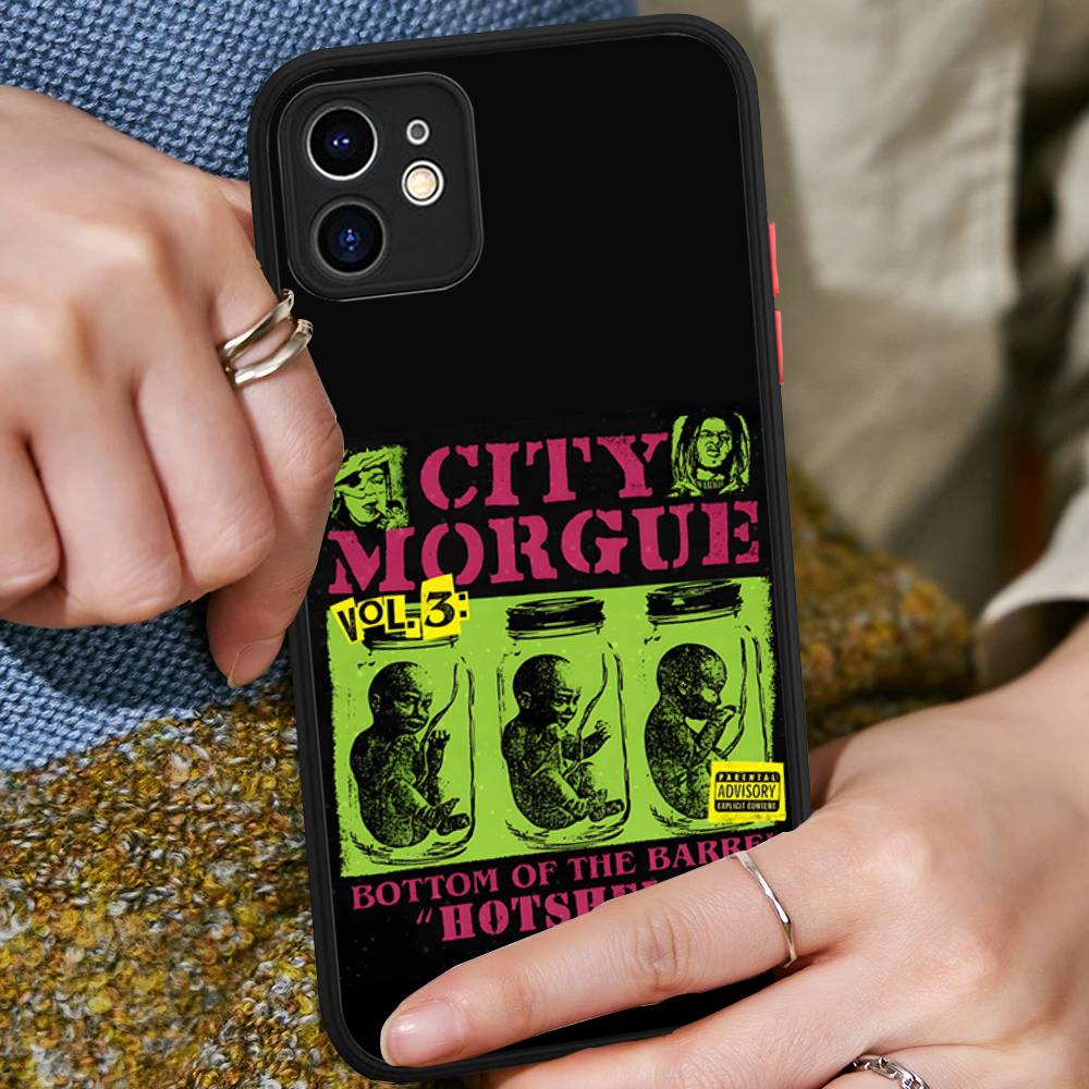 C-City M-Morgue Zillakami Phone Case For IPhone 11 12 13 14 15 16 Pro Plus X XS MAX Matte Bumper Shockproof Cover
