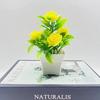 Simulated Potted Plant Vibrant Artificial Rose Bonsai Fake Plant Home Decor Realistic Simulated Flowers For Room Ornament