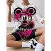 Comfortable Versatile Women's Top Cartoon Printed Short Sleeve Casual T-Shirt Fashion T-Shirts Women’s