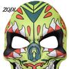 Comfortable Carnival Face Cushion Day of The Dead Skull Masque, Halloween Sugar Full Party Masque Masquerade Accessory for Cosplay, Mexican