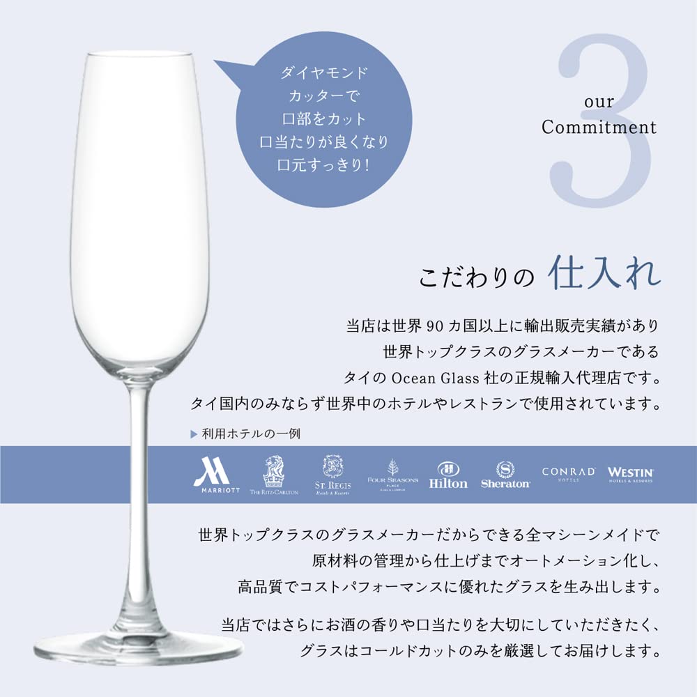 Ocean Glass TRAZE (PRESENT) Rocks Glasses, Brandy Glass Set of 6 (350ml)