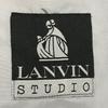 Lanvin STUDIO Wełna Len Wiosna Lato Marynarka Krawiecka R52-47 Męska L Jasnoszara Na Pół Podszyta cBH627(UŻYWANY)