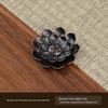 Double-Layer Antique Lotus Incense Burner for Tea Ceremony and Buddha Worship with Multi-Hole Sandalwood Stick Holder.