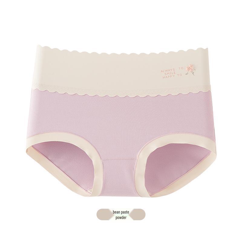 Women s High-Waisted Modal Underwear, Soft, Breathable, with Antibacterial Crotch - Triangle Briefs L [Recommended 100-150 pounds]