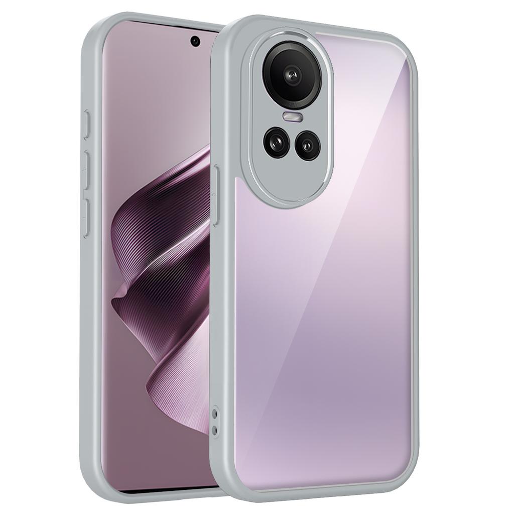 Per Oppo Reno 10 CPH2531 Custodia Air Cushion Antiurto Bumper in Silicone Cover Posteriore Trasparente Opaca Custodia Rigida per Telefono per Oppo Reno 10 Pro