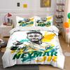Retrato com Neymar Jr. Conjuntos de cama Conjuntos de capa de edredom Capas de edredom Fronhas(1* Capa de Edredom 2* Fronhas sem enchimento)