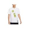 Nike T-shirt ras du cou ample court à manches courtes raglan pour homme Blanc HJ3469-100