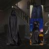 Unisex Black Hooded Cloak Witch Cosplay Accessories Costumes Masquerade Family Celebration Decor Halloween Party Cosplay Costume