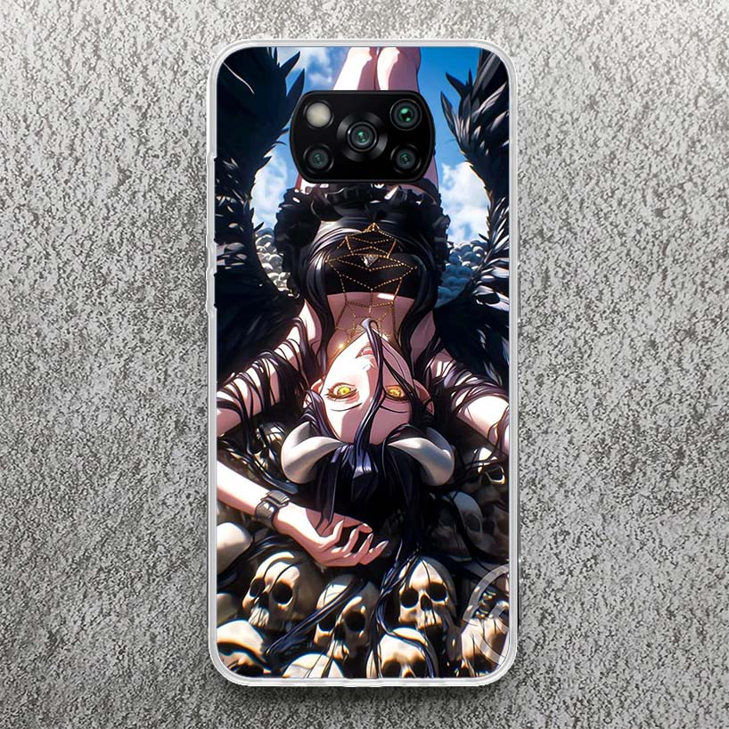 Albedo Overlord Anime Print Soft Case for Xiaomi Poco X7 X6 X5 X4 X3 Nfc Phone Shell F7 Ultra F6 F5 Pro F4 GT M6 M5S M3 Pattern
