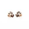 French Exquisite Diamond-Set Square Pearl Stud Earrings Light Luxury High-End Sense Fashion Simple Temperament Elegant Earrings Women