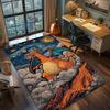 Pokemon Anime Rug Carpet Large Area Rug Non Slip Washable Floor Mat Gamer Room Bedroom Home Decor -QJY