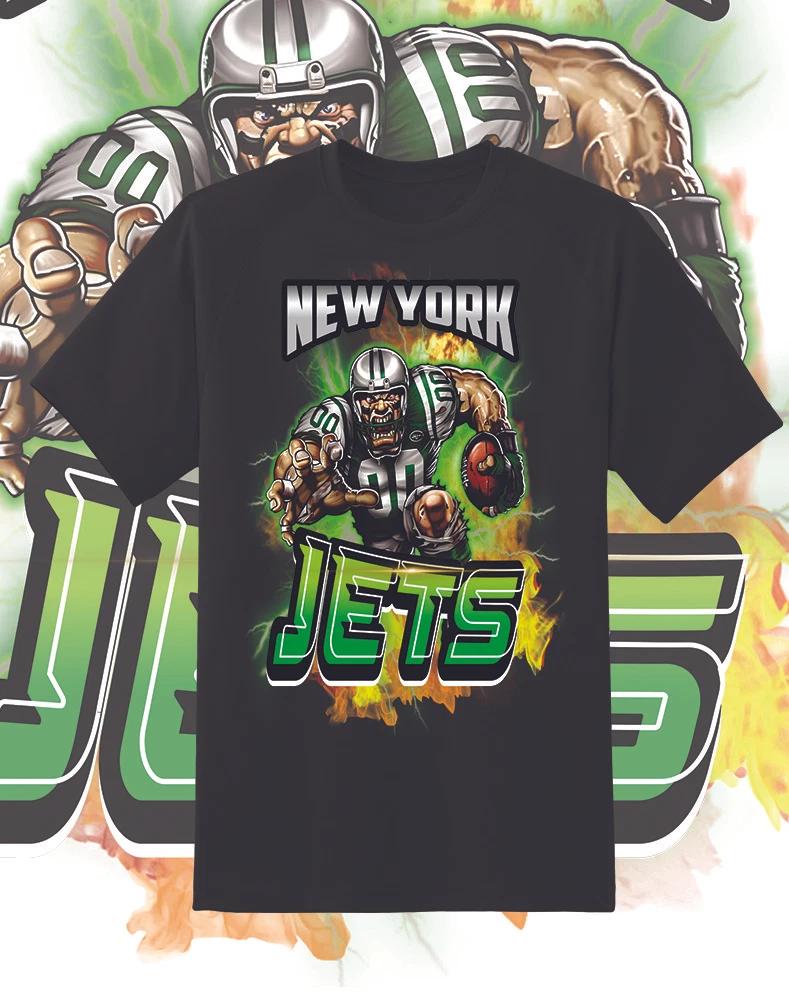 New York Jets Attack Shirt Sizes!! Youth-6XL XL