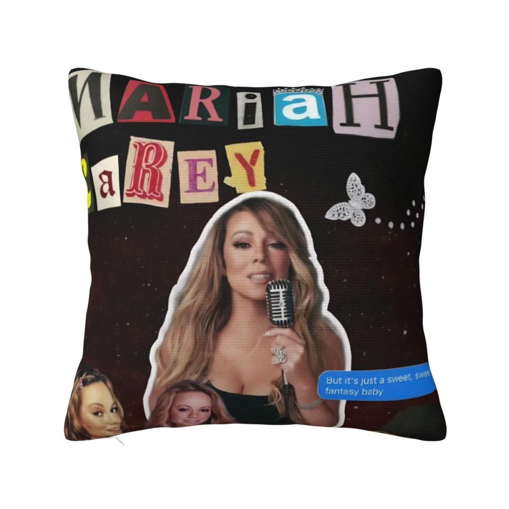 Mariah Carey American Singer Pillow Cover Morden Pillow Case Polyester Graphic Cushion Cover Pillowcases For Living Room Chair