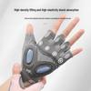 Unisex Shock-Absorbing Silicone Cycling Gloves - Outdoor Non-Slip, Wear-Resistant, Half-Finger for Fitness