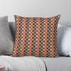 Checkered Multicolor Retro Square Pillowcase Polyester Linen Velvet Printed Decorative Throw Pillow Case Home Cushion Cover