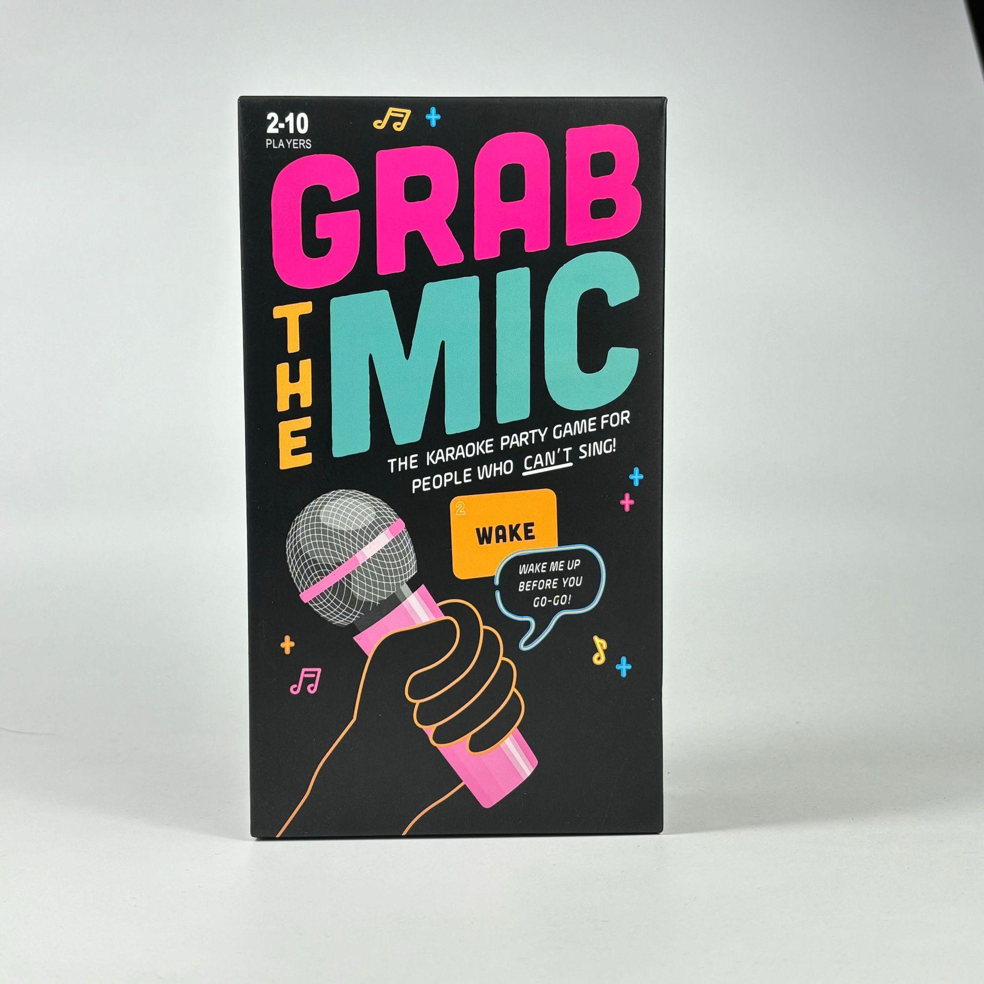 Grab the Mic: English Edition - Fun Party Game for Singers & Friends