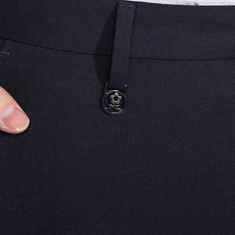 MONTAGUT Men's Summer Wrinkle-Resistant Cooling Business Suit Pants