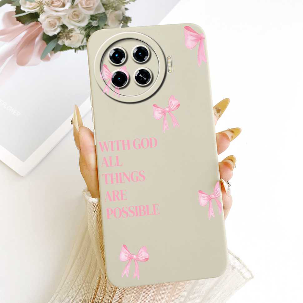 Cute Rabbit Cat Case For Tecno Spark 20 Pro Plus KJ7 Soft Shockproof Cases For Spark20 Spark 20 Pro+ ProPlus Silicone Back Cover