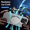 For iPhone 15 Pro Max Case Heat Dissipation Hollow Aluminium Alloy Phone Cover